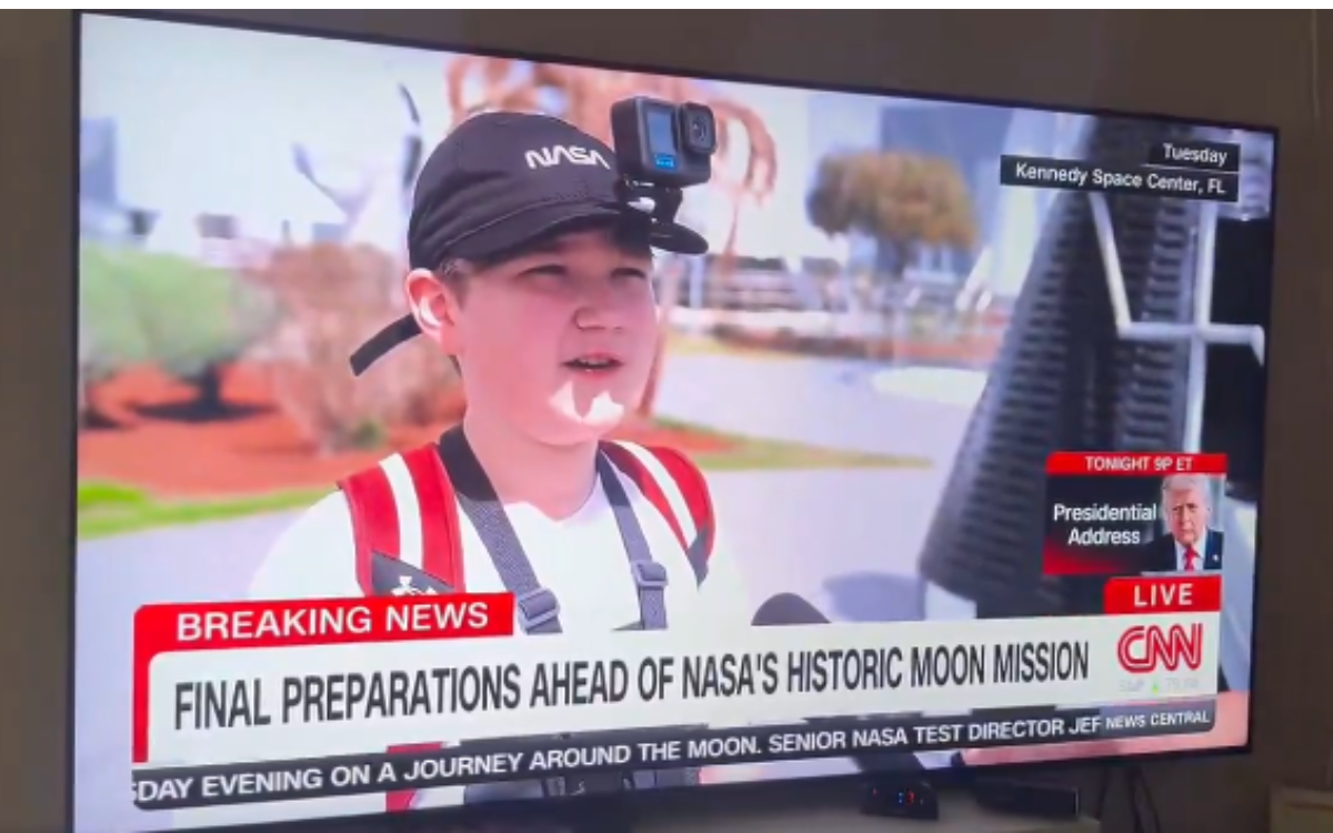 Boy Asked Why He’s Excited for Artemis II—His NSFW Response Goes Viral