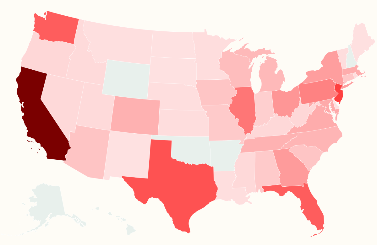 Map Shows US States Suffering Most Layoffs in 2026