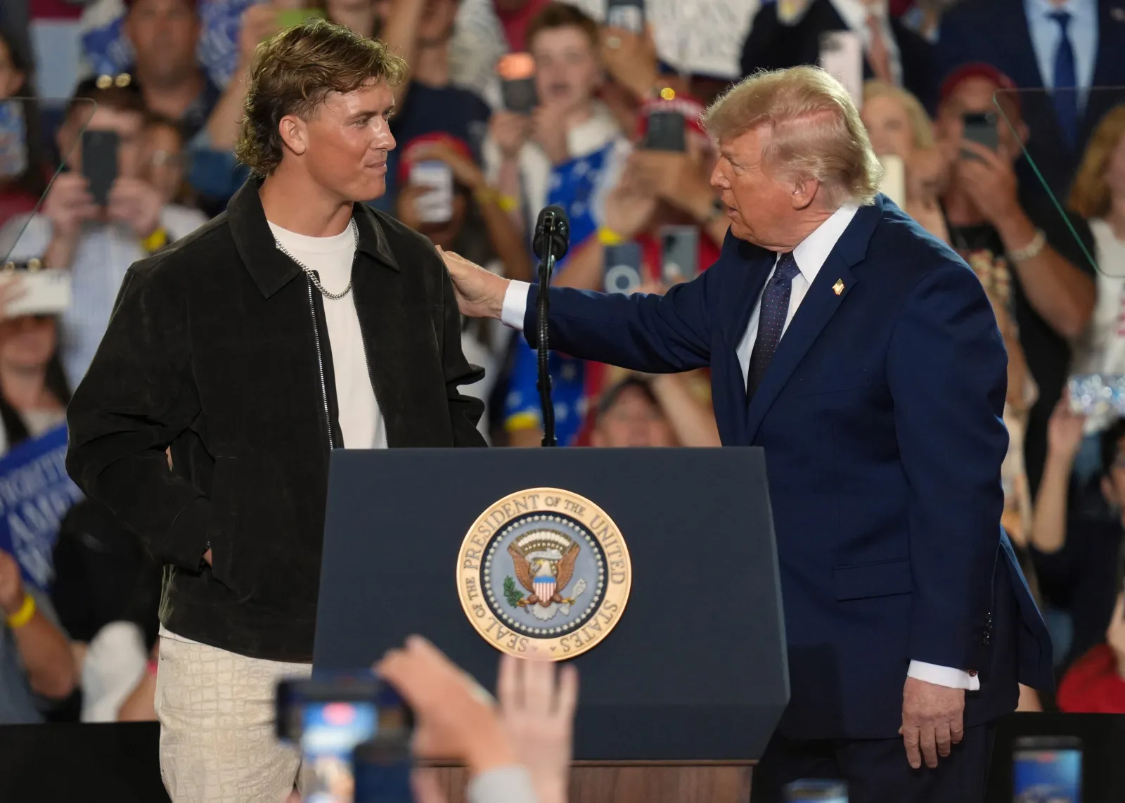 Trump Defends Jaxson Dart From ‘Jealous’ Critics: ‘Taking Some Heat’