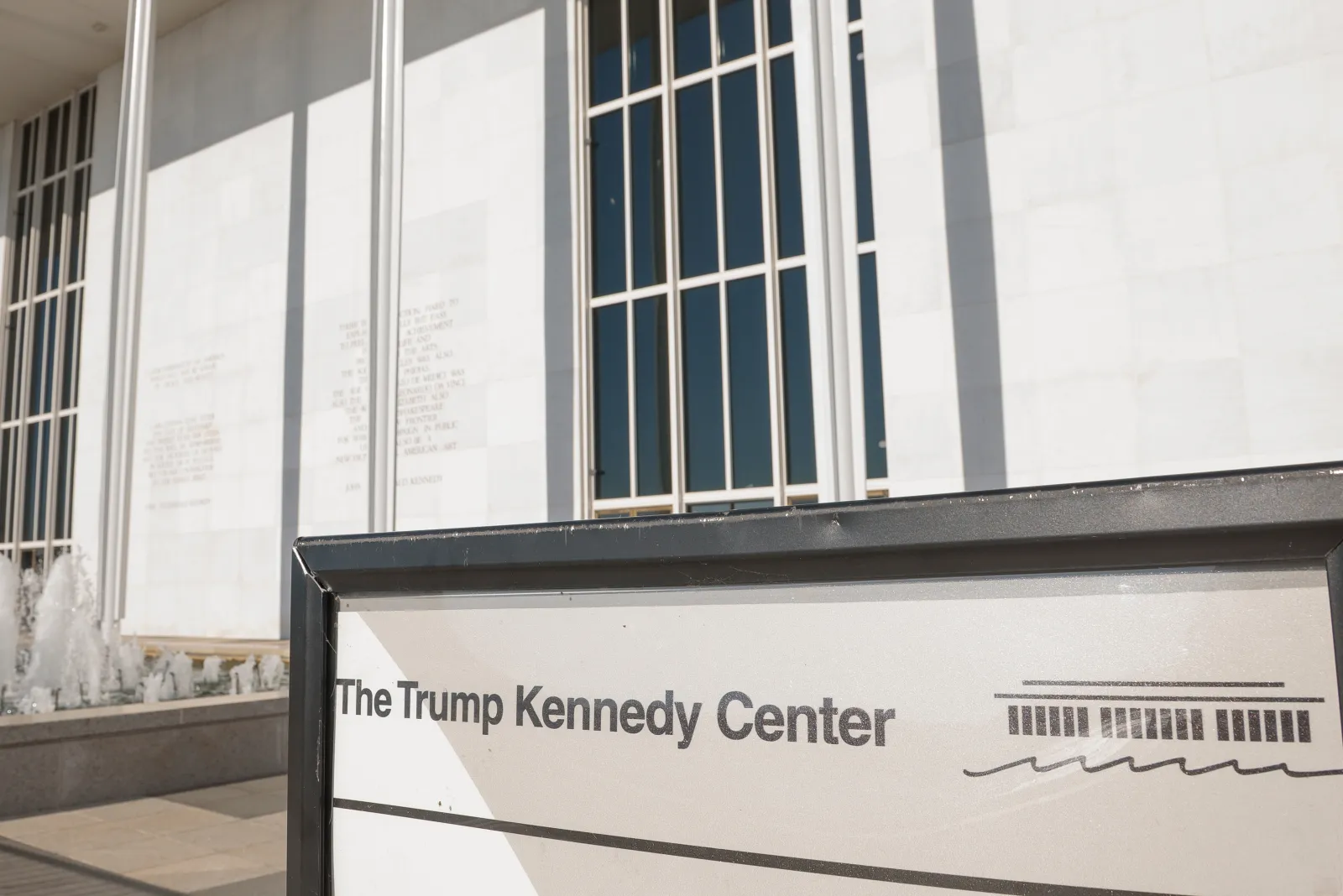 The John F. Kennedy Center for Performing Arts is seen in Washington on May 29. (AP Photo/Cliff Owen)