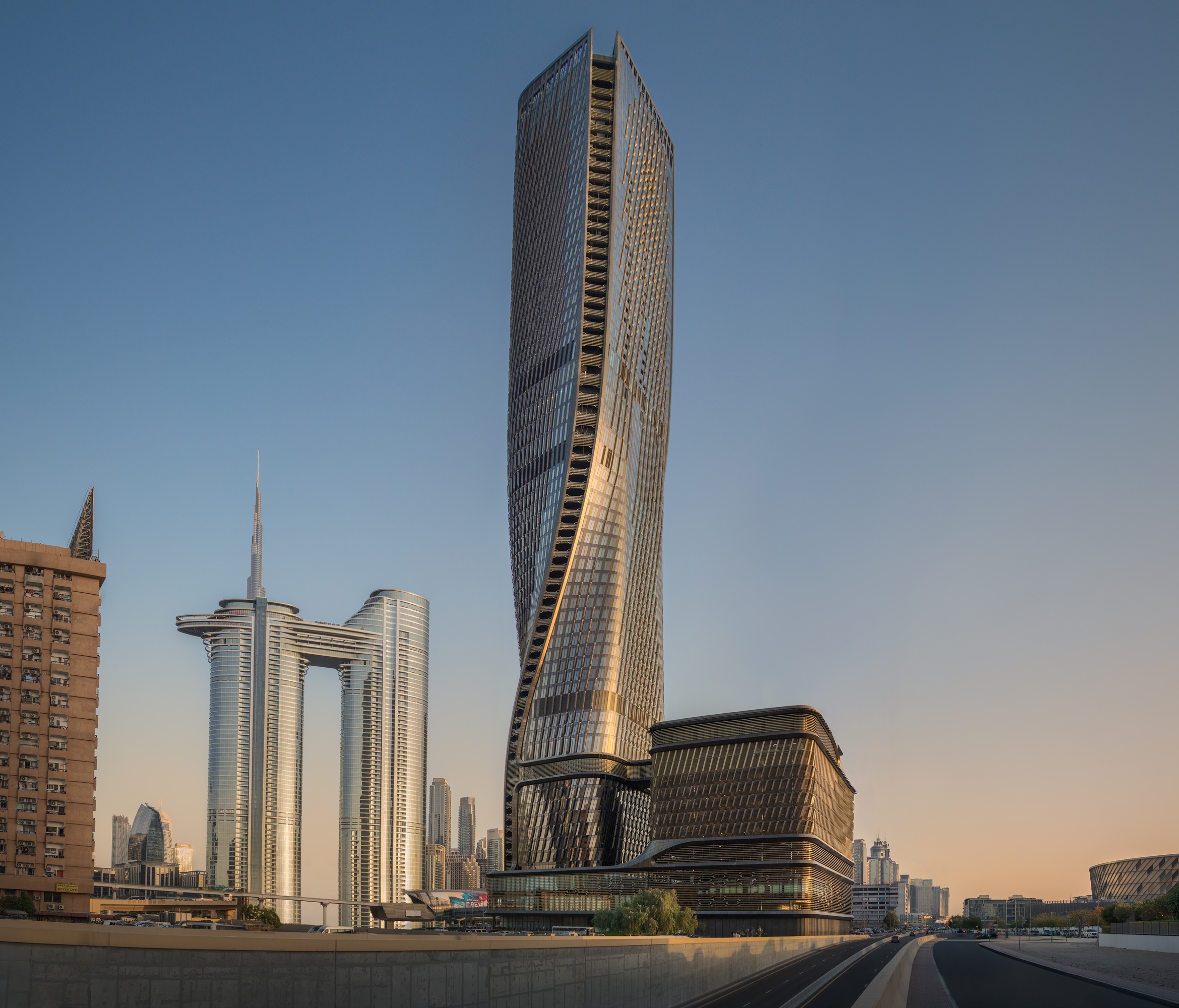 Dubai Unveils Twisting Ceramic-Clad Skyscraper Designed To Beat