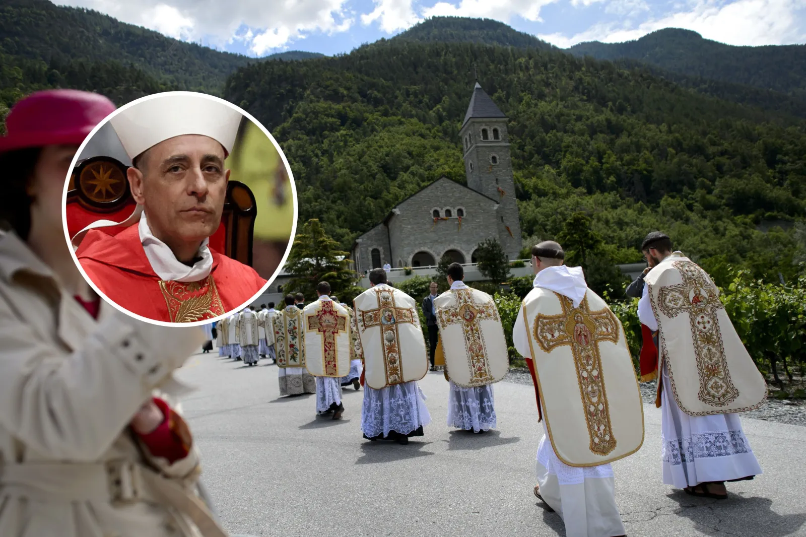 Cardinal Victor Manuel Fernandez and the Roman Catholic society of St Pius X.