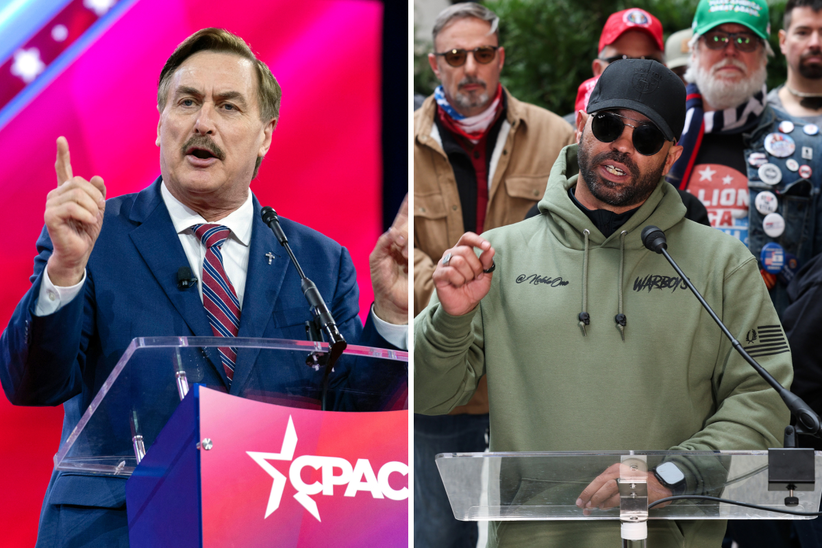 Mike Lindell and Proud Boys Leader Seek Trump &lsquo;Anti-Weaponization&rsquo; Payouts