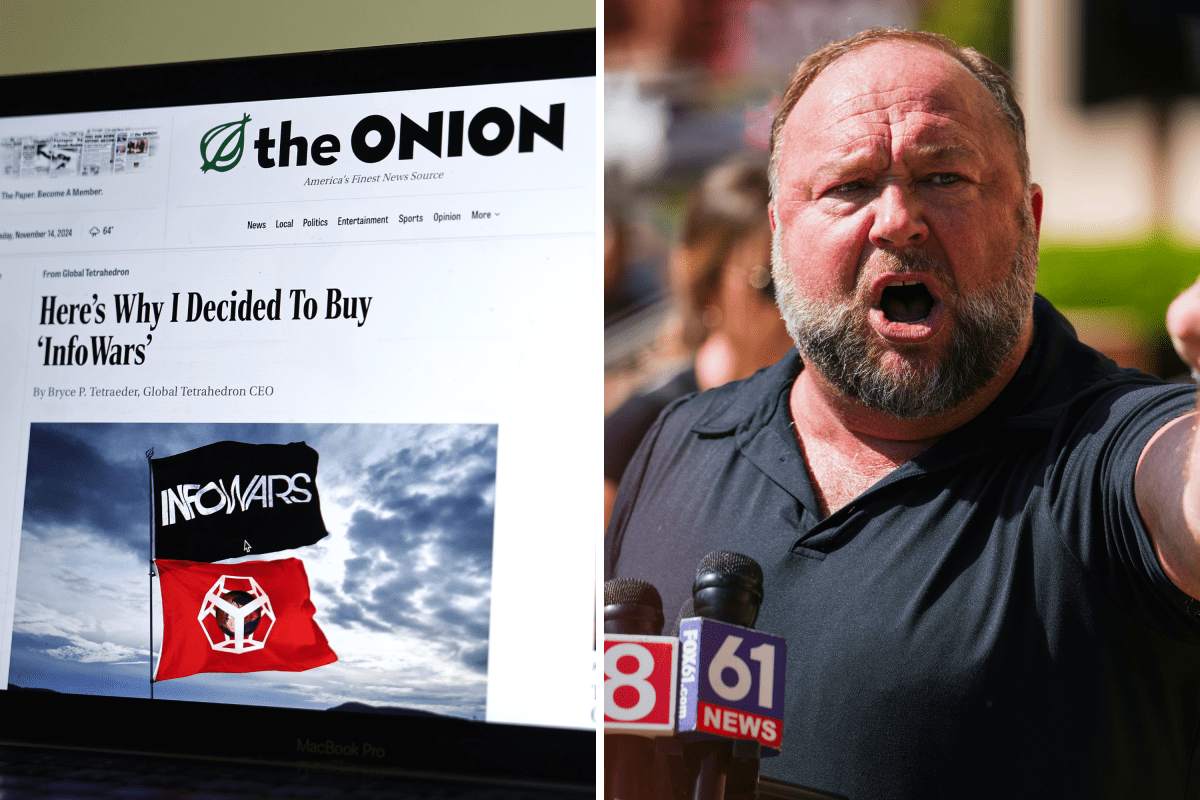 Alex Jones vs. The Onion: InfoWars Host Defiant as Show Shuts Down