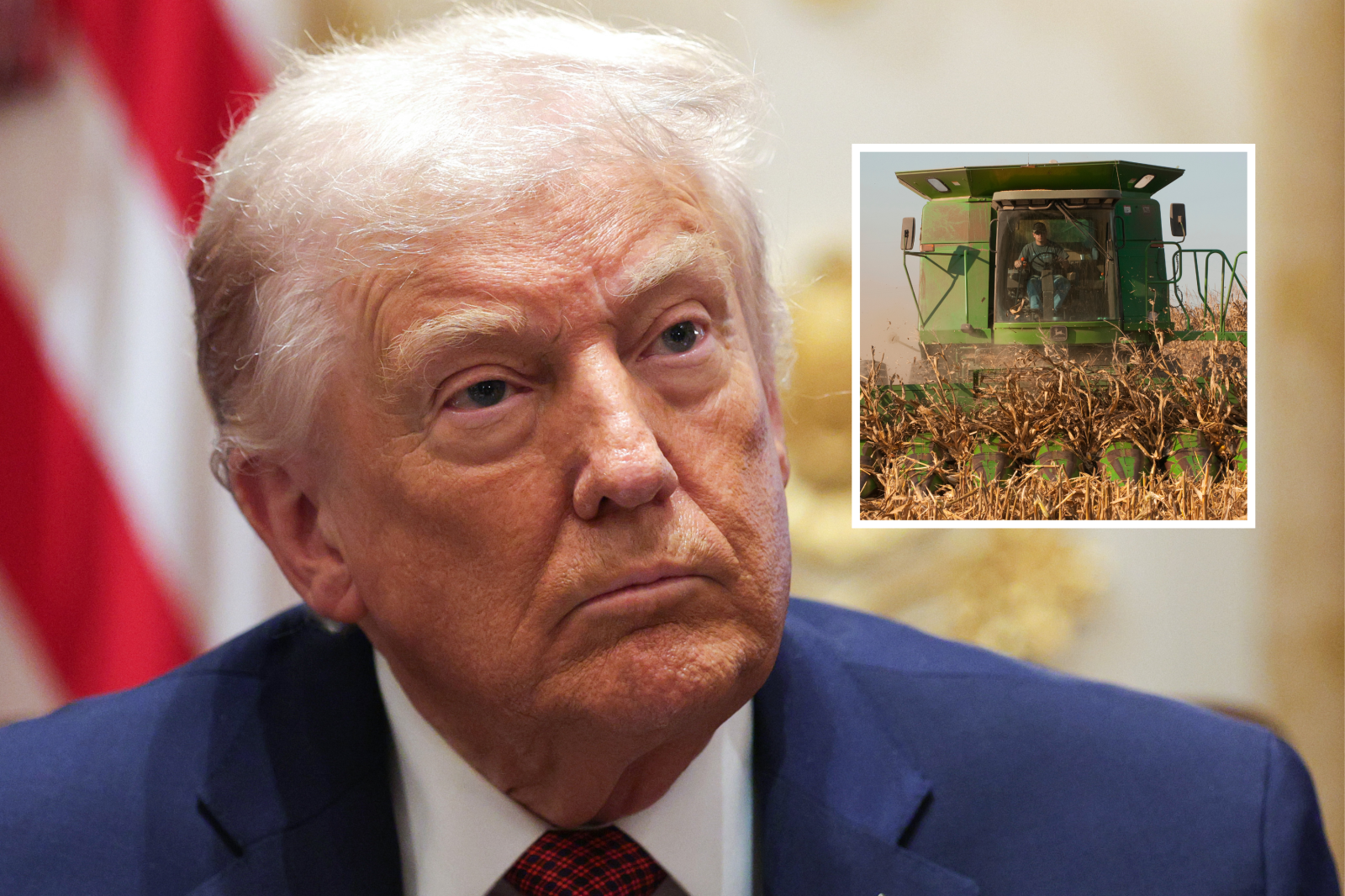 newsweek.com - Sam Stevenson - Trump approval rating collapses with rural voters amid farmer fury