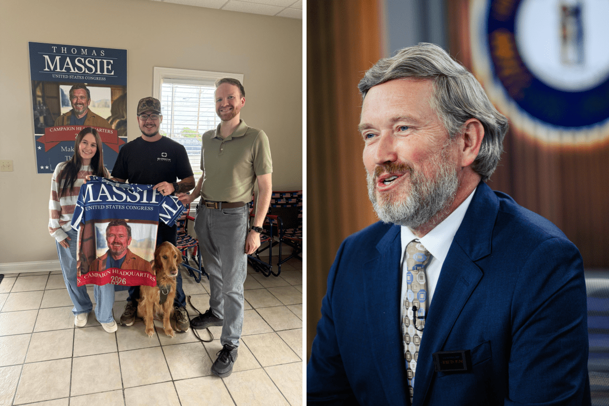 Kyle Rittenhouse Volunteers for Thomas Massie, Sparks MAGA Fury