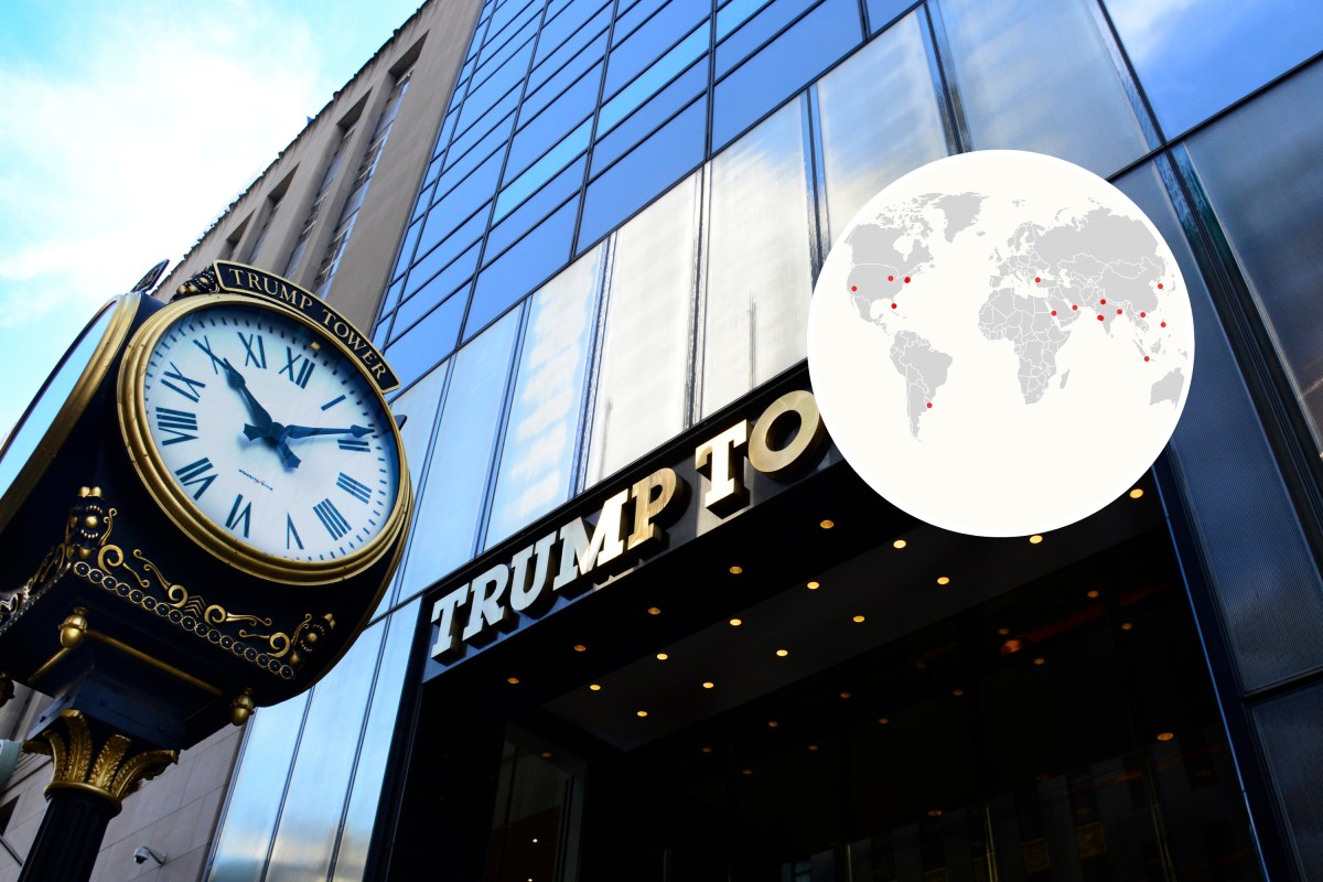 Map Shows Trump Properties Worldwide After Australia Plans Scrapped