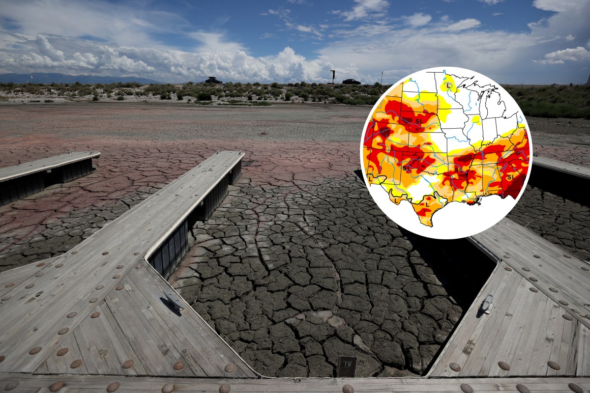 Maps Shows States With 'Extreme Drought'
