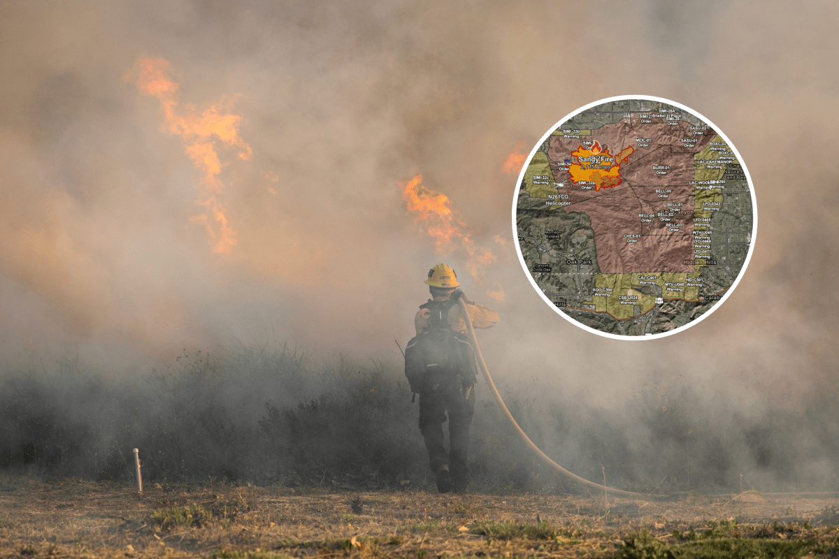 Sandy Fire Map: Toxic Waste Site With Nuclear Past in Path of Blaze