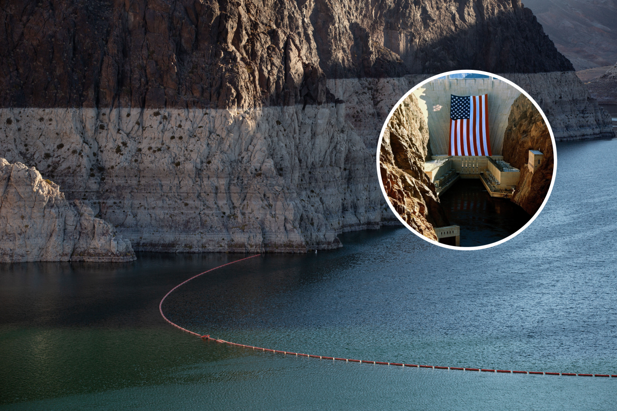 Lake Mead Levels Fuel Power Fears as Hoover Dam Gets America250 Display