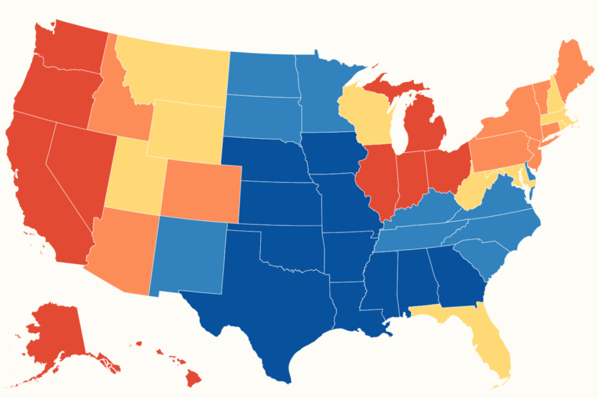 US Gas Prices Map Shows States Where Costs Surpass $5
