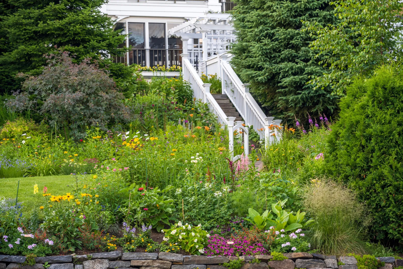 Garden near Lake Placid in New York, in 2024 | Getty Images