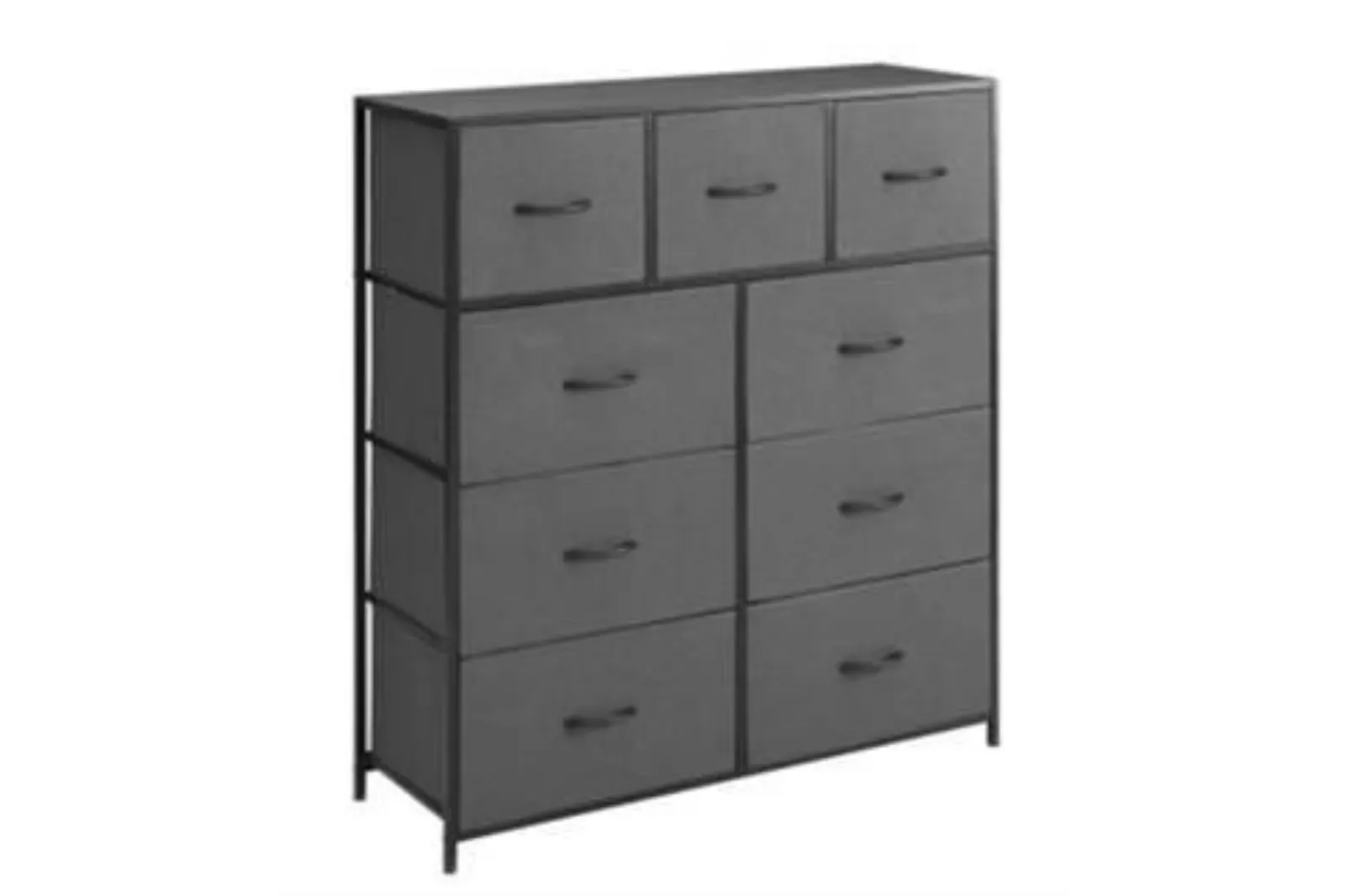 Image of recalled Mainstay-branded 9-draw fabric dresser.
