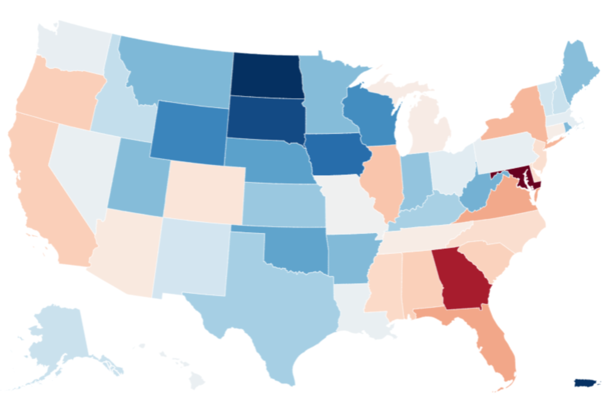 Map Reveals States With Worst Student Loan Debt