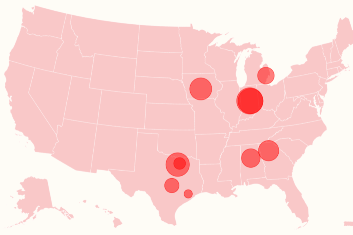 Map Shows & 039;Best Places to Live& 039; in US