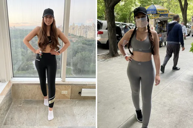 Lindsay Kassab in New York City after leaving hospital.