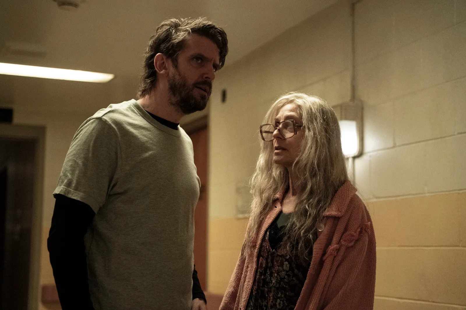 Dan Stevens as Pepper, Judith Light as Dorry - The Terror: Devil in Silver _ Season 1 - Photo Credit: Emily V. Aragones/AMC