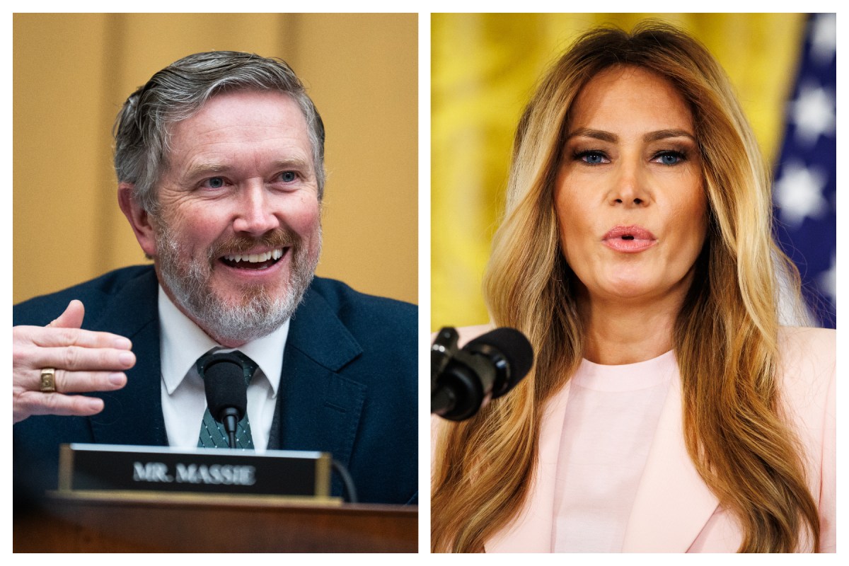 Thomas Massie Says Melania Trump 'Agrees' About Epstein Theory