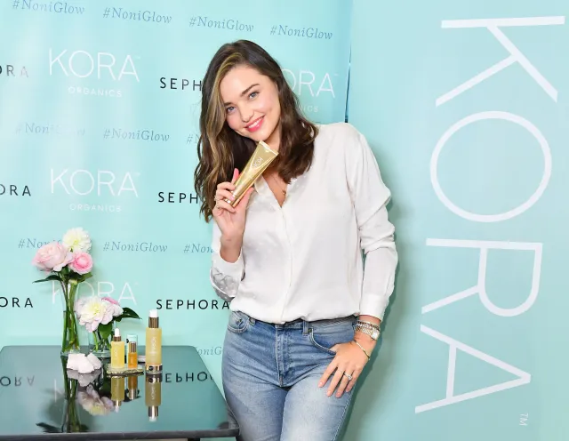 Miranda Kerr fronts KORA Organics at Sephora on September 21, 2018, in Toronto.