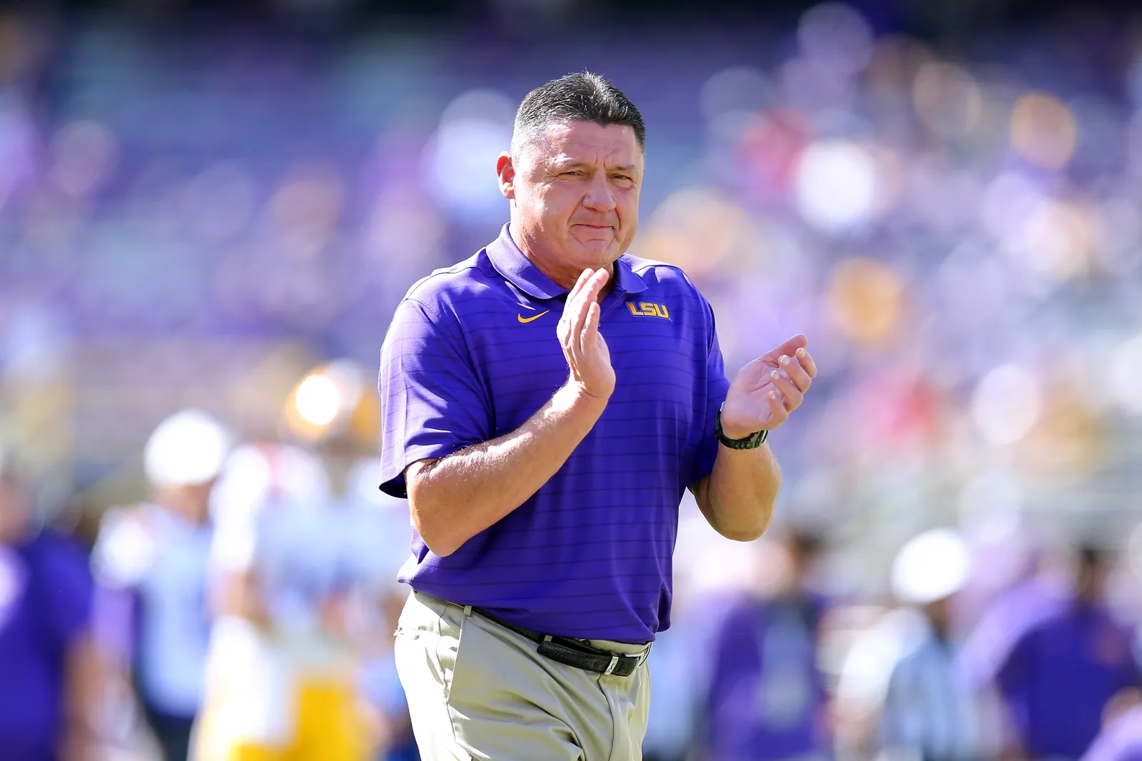 Newly hired LSU special assistant to recruiting and defense Ed Orgeron