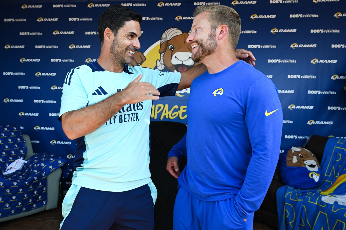 Sean McVay and Mikel Arteta: How Rams Coach and Arsenal Boss Became Friends