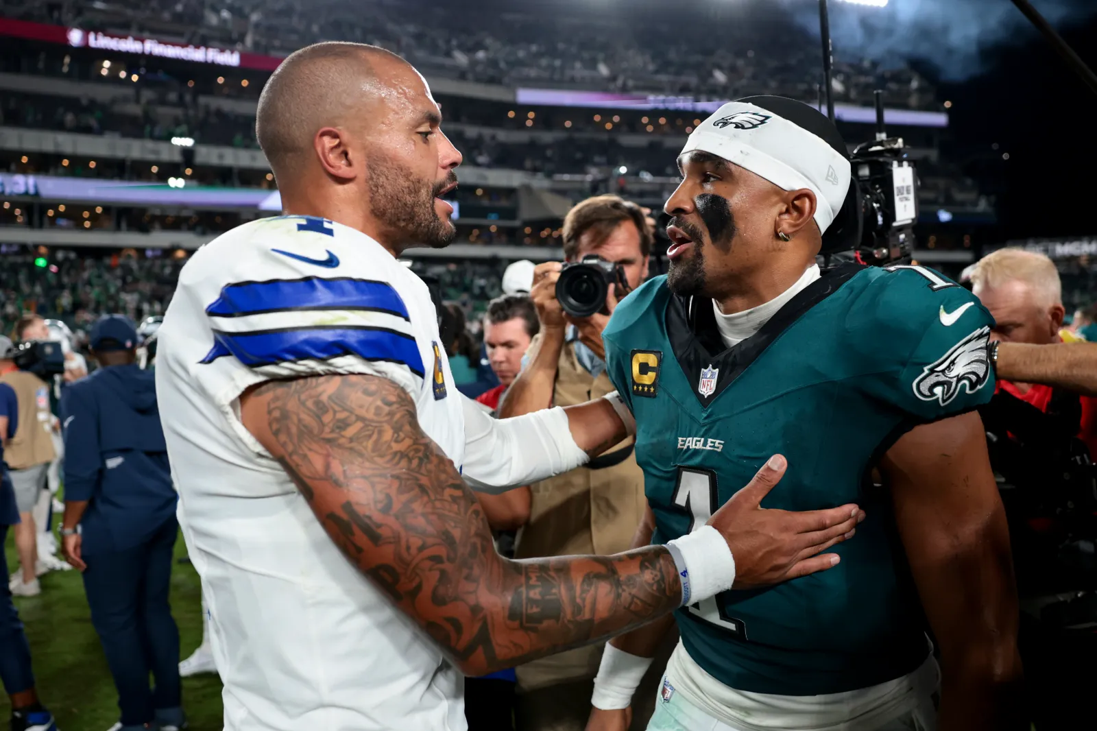 Dak Prescott and Jalen Hurts