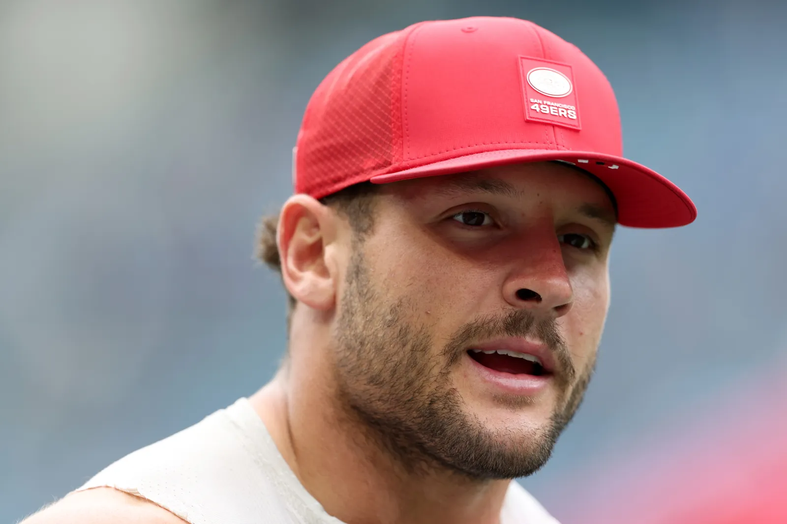 Nick Bosa #97 of the San Francisco 49ers.