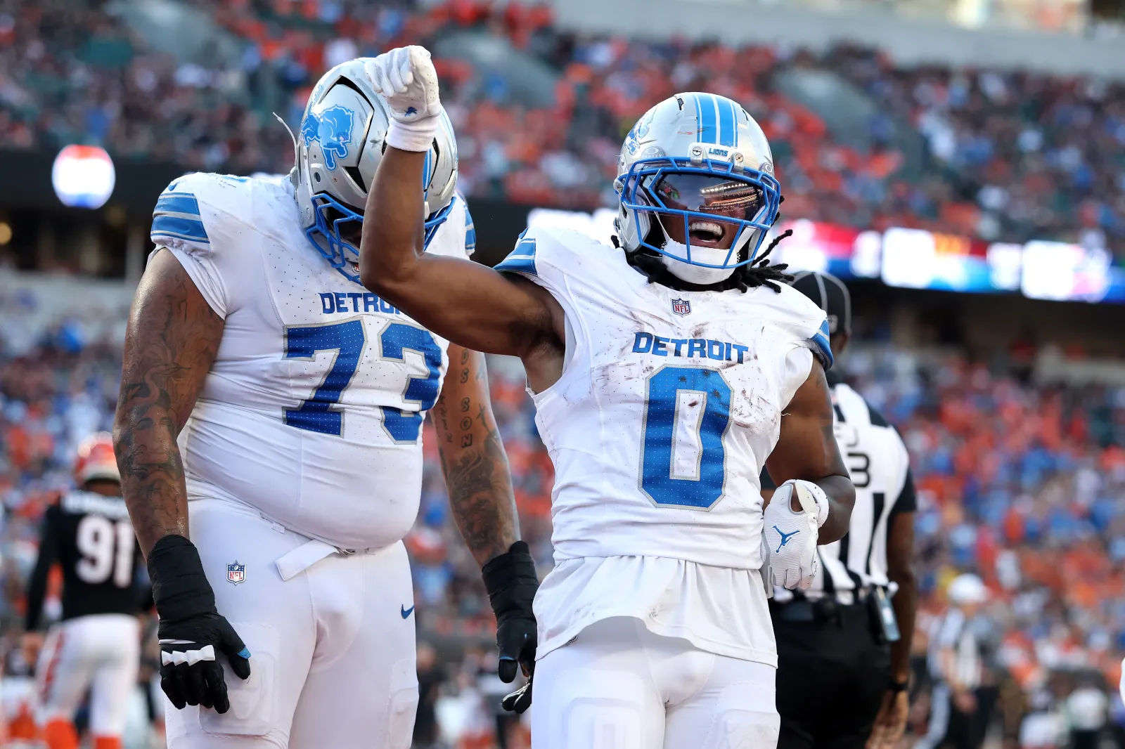 Detroit Lions RB Jahmyr Gibbs
