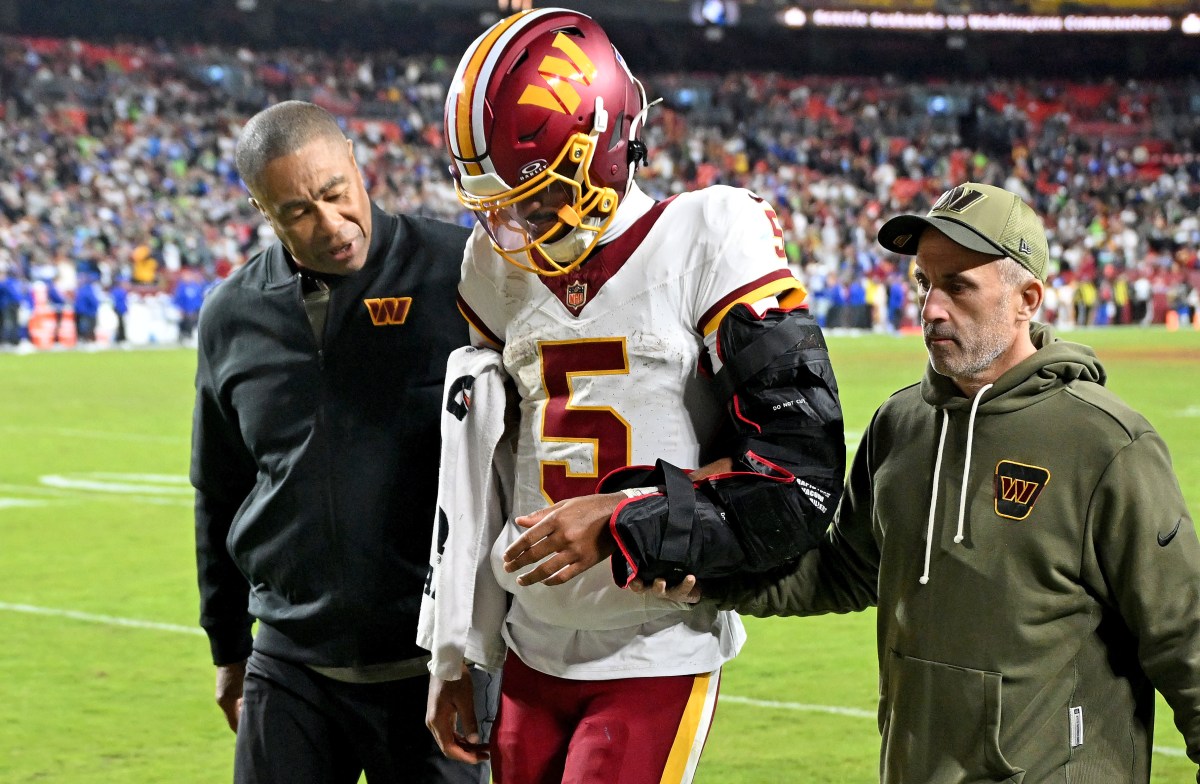 Commanders Get Encouraging Jayden Daniels Injury Update