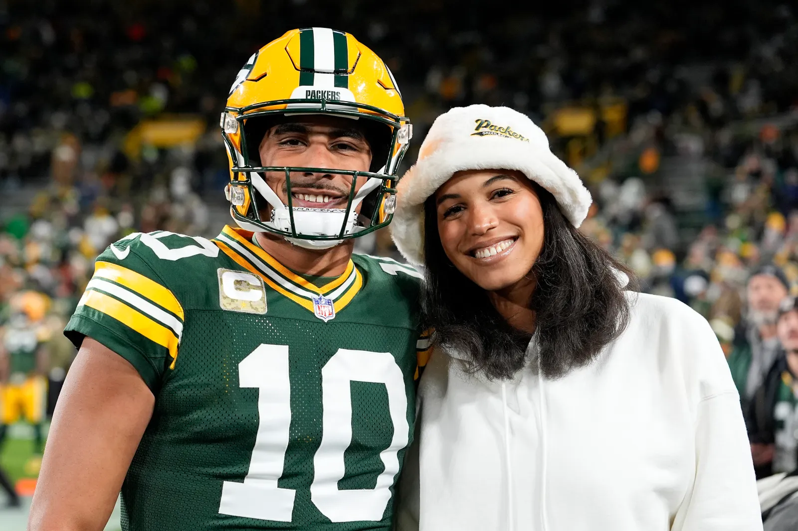 Jordan Love #10 of the Green Bay Packers