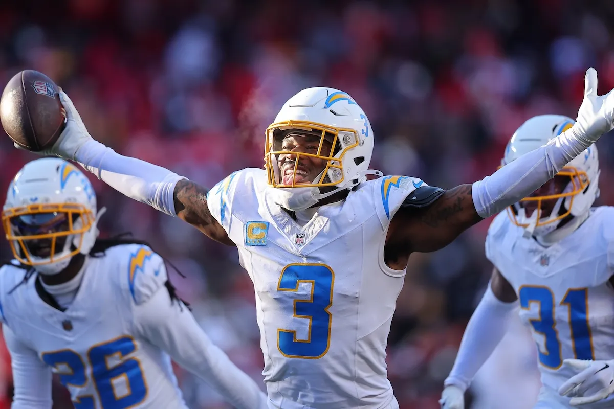 Los Angeles Chargers safety Derwin James during game against Kansas City Chiefs