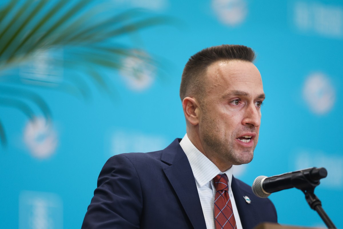 Dolphins' First-Year Coach Jeff Hafley Already Has His Hands Full