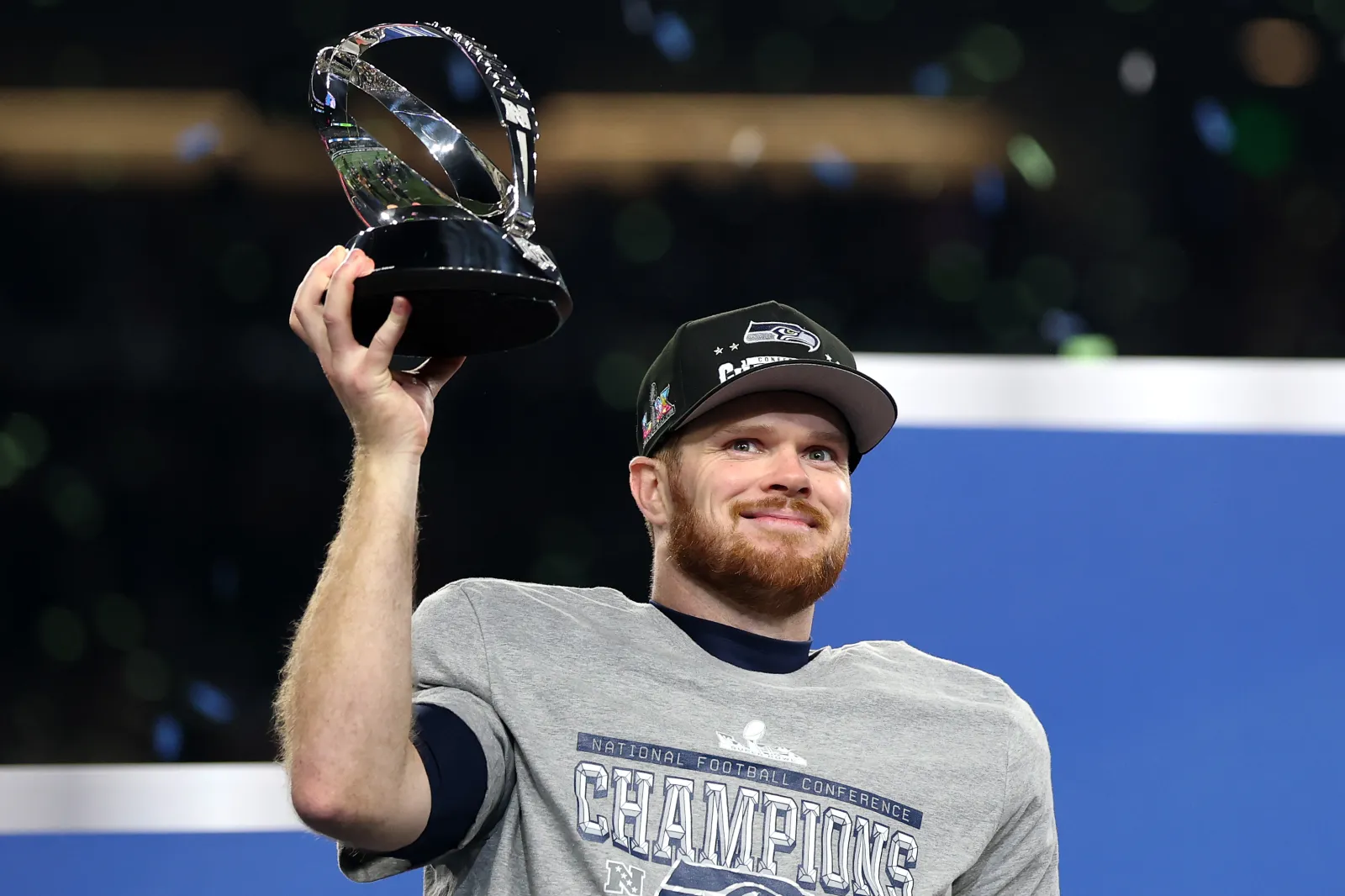 Sam Darnold #14 of the Seattle Seahawks
