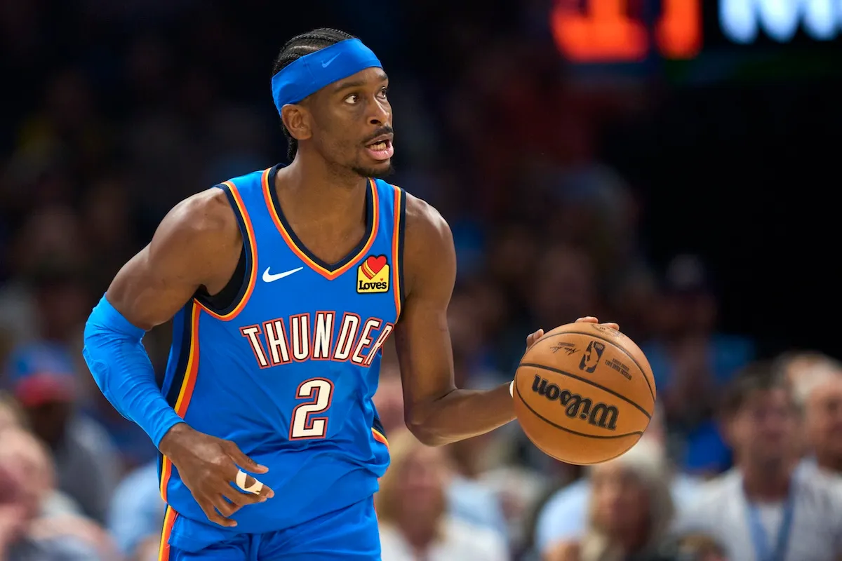 Thunder star Shai Gilgeous-Alexander against Los Angeles Lakers