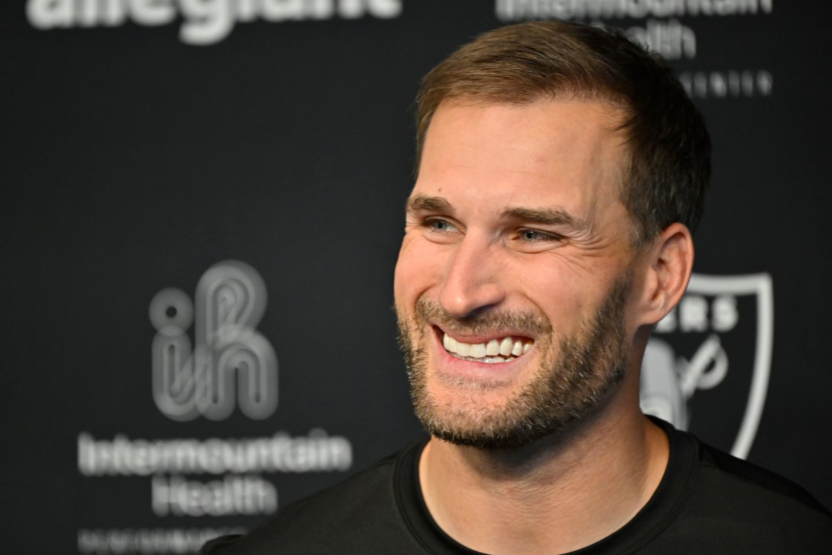Kirk Cousins Sure Looked Like the Raiders' QB1 at Vegas Golden Knights Game