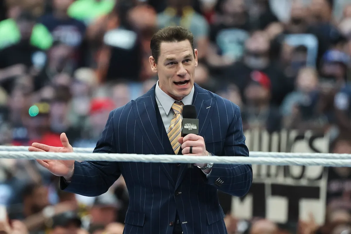 John Cena appears in ring as host for WWE WrestleMania 42