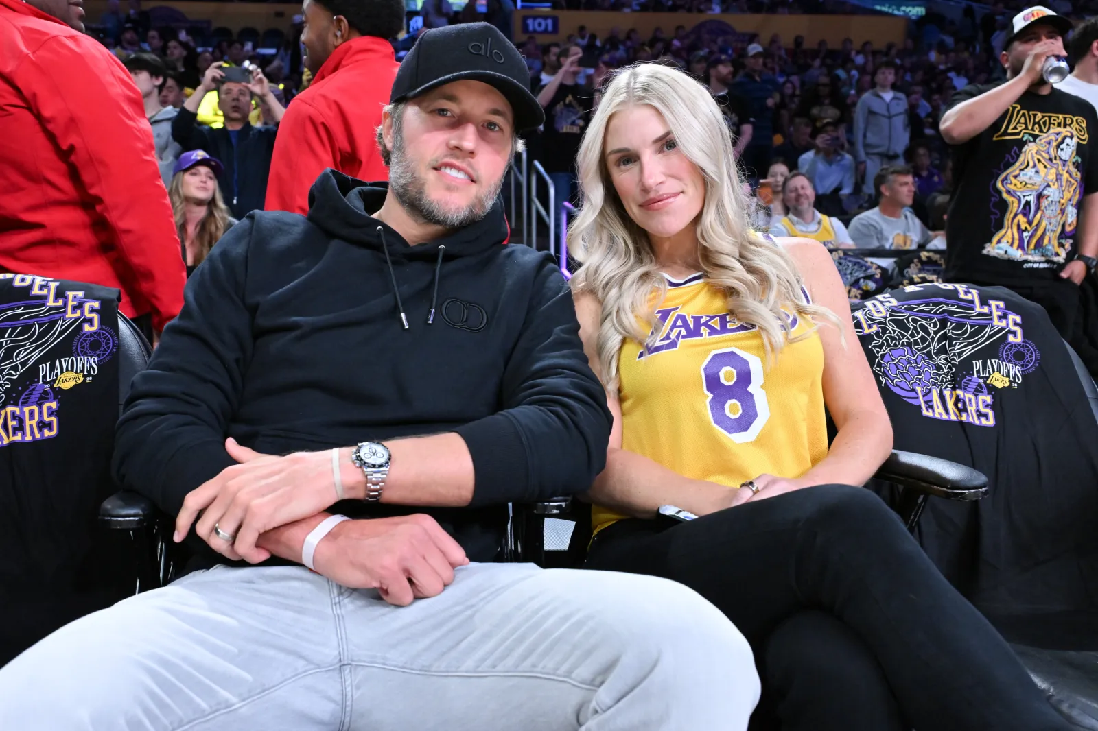 Matthew Stafford enters the 2026 season with a big question mark.