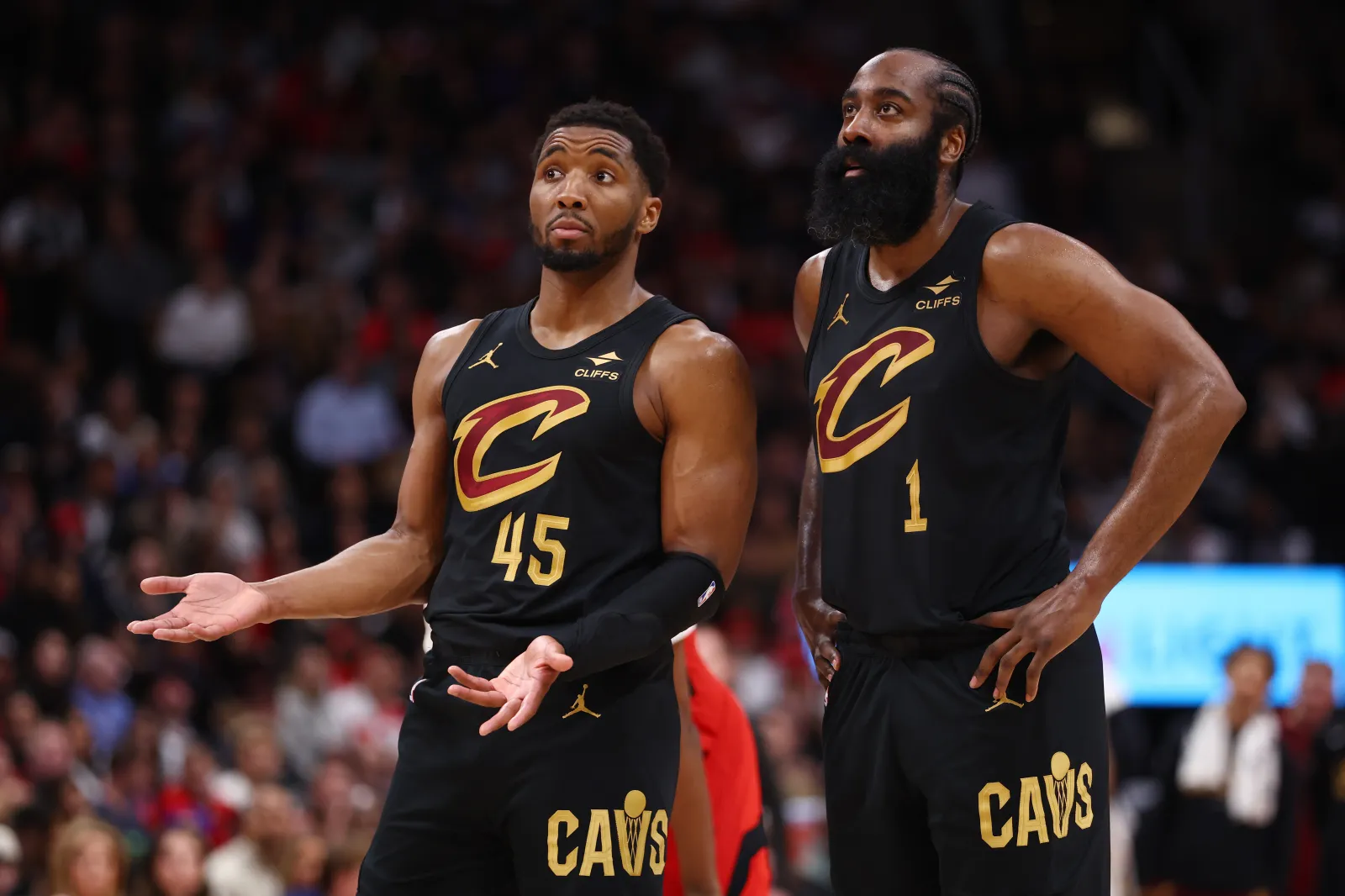 Donovan Mitchell and James Harden