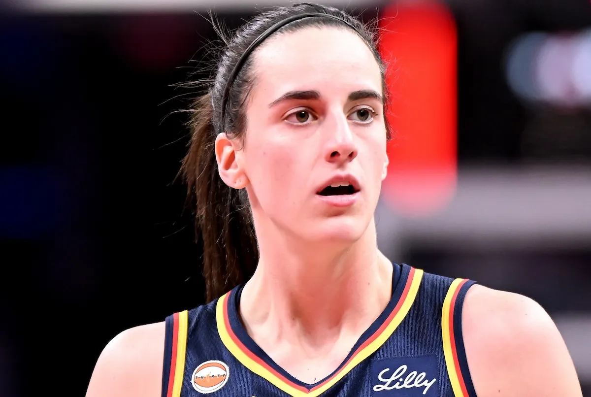 Indiana Fever star Caitlin Clark in game against Nigeria National Team