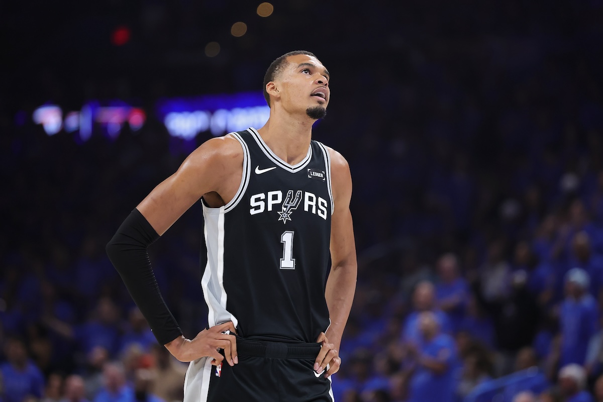 Victor Wembanyama Reacts to SGA Winning MVP After Spurs& 039; Game 1 Win