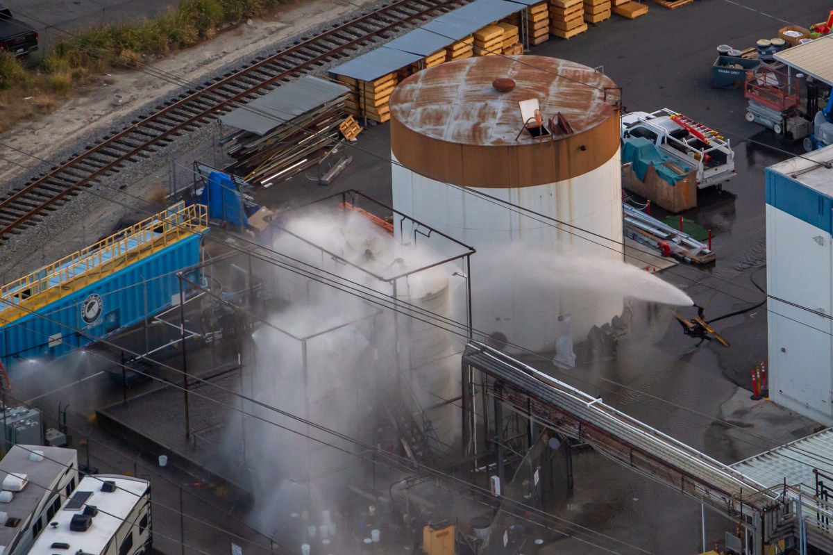 California Chemical Tank Hits 100 Degrees, but Forecast Offers Good News