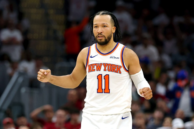 Jalen Brunson celebration