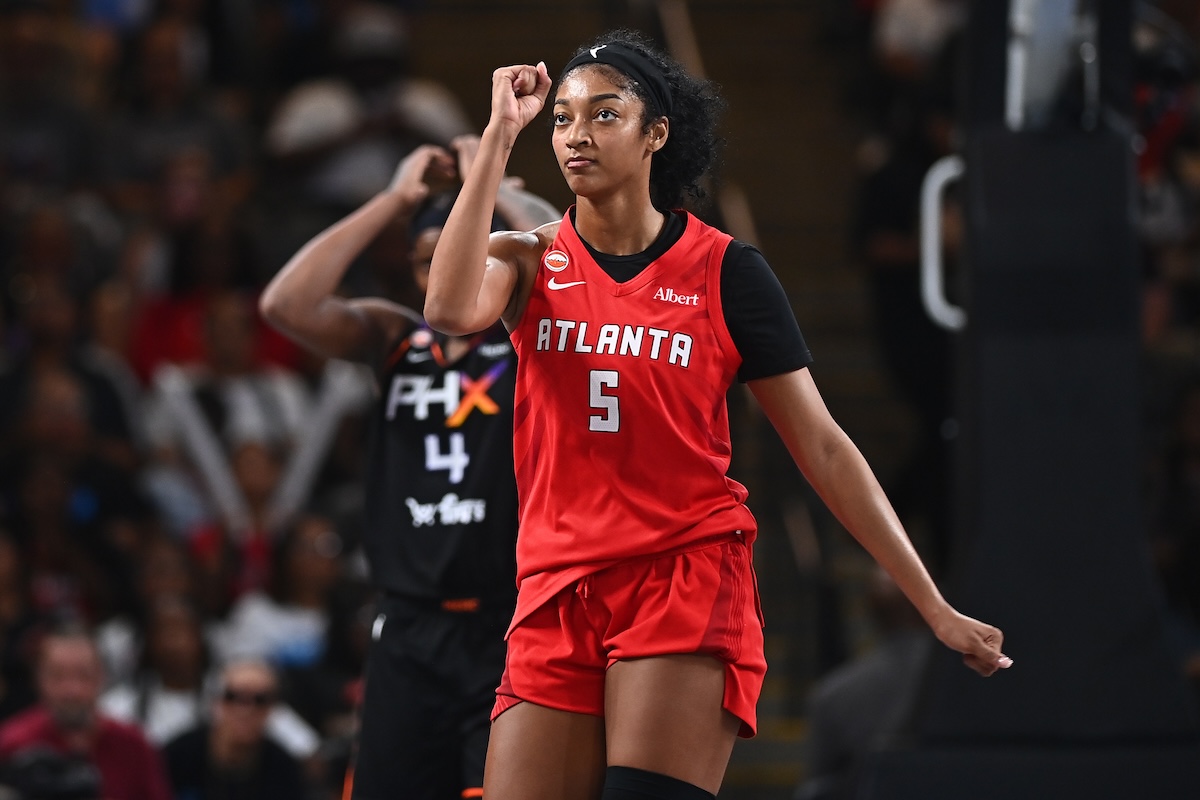 Angel Reese Draws Attention for Photo With NBA Legend After Dream Win