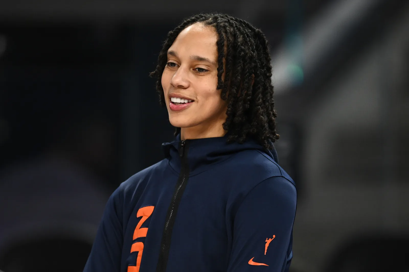 Brittney Griner #42 of the Connecticut Sun