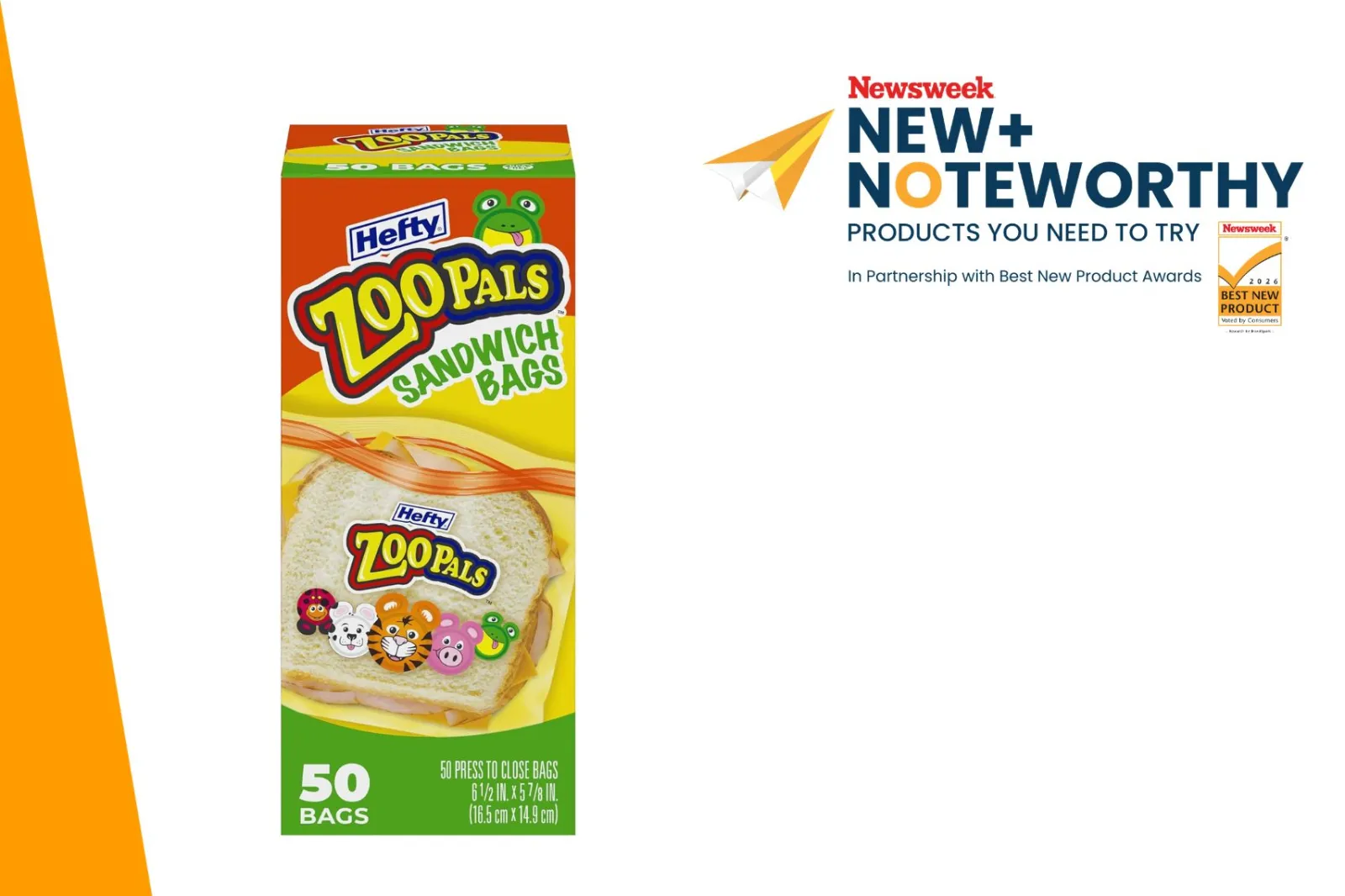 Hefty Zoo Pals Press to Close Bags.