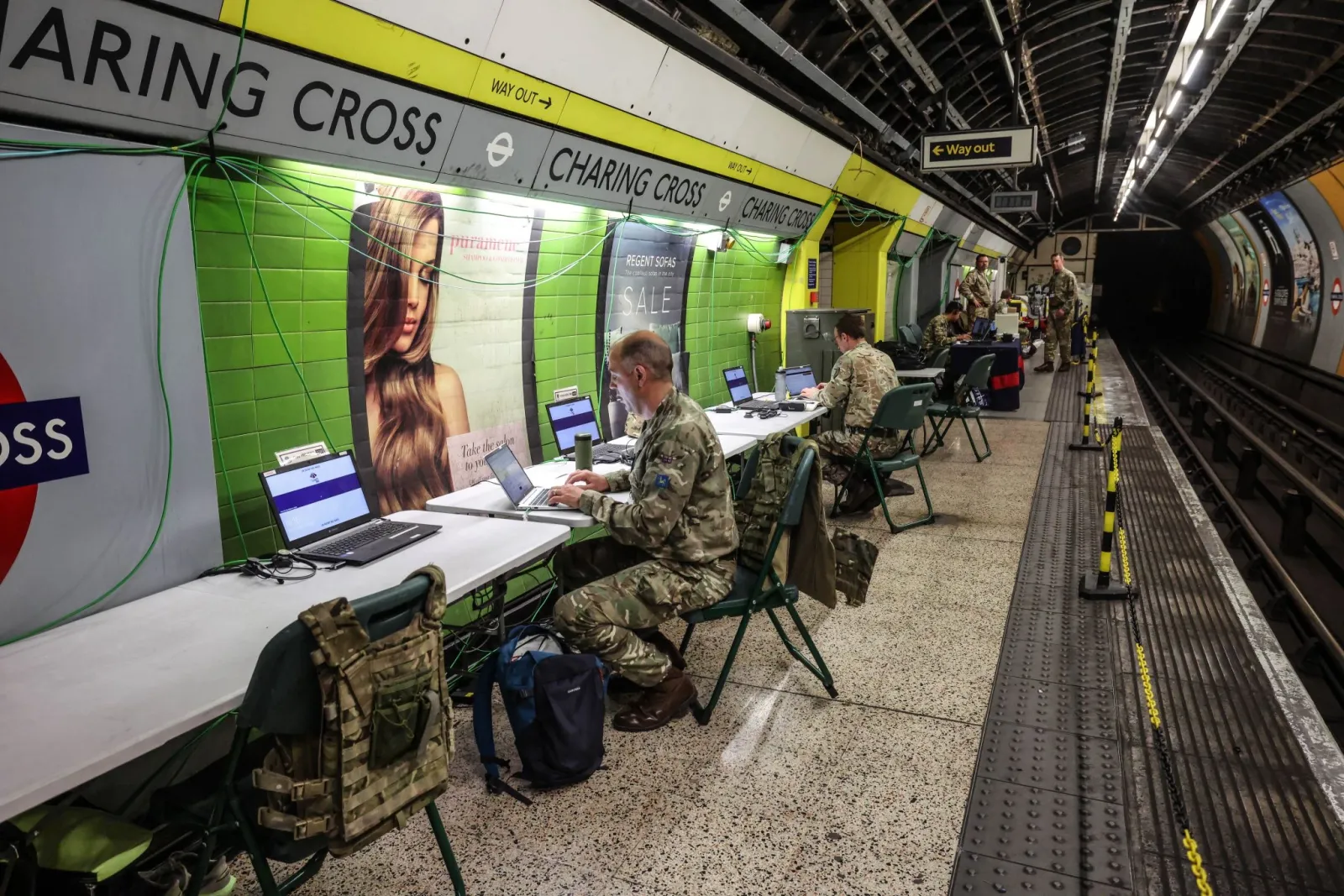 NATO troops rehearse strikes on Russian assets in a simulated NATO war with Russia in 2030 on May 20, 2026, in London.