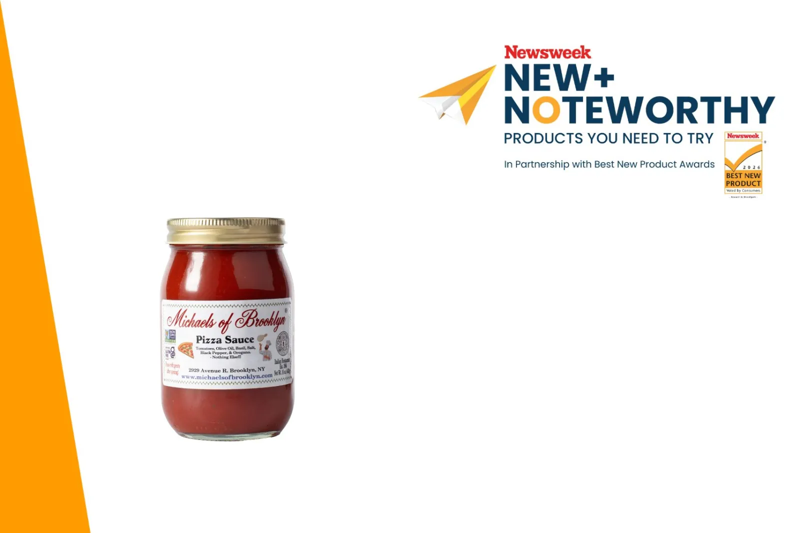 Michaels of Brooklyn Pizza Sauce.