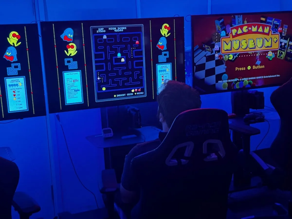 Pac-Man at the Paley Center, photographed by Zak Wojnar