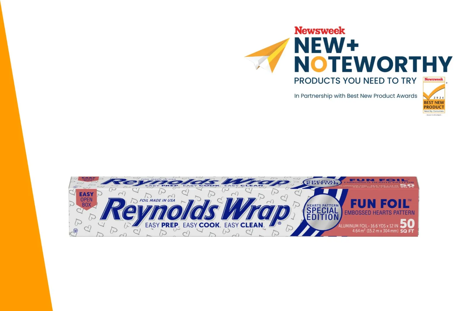 Reynolds Wrap Hearts Fun Foil.