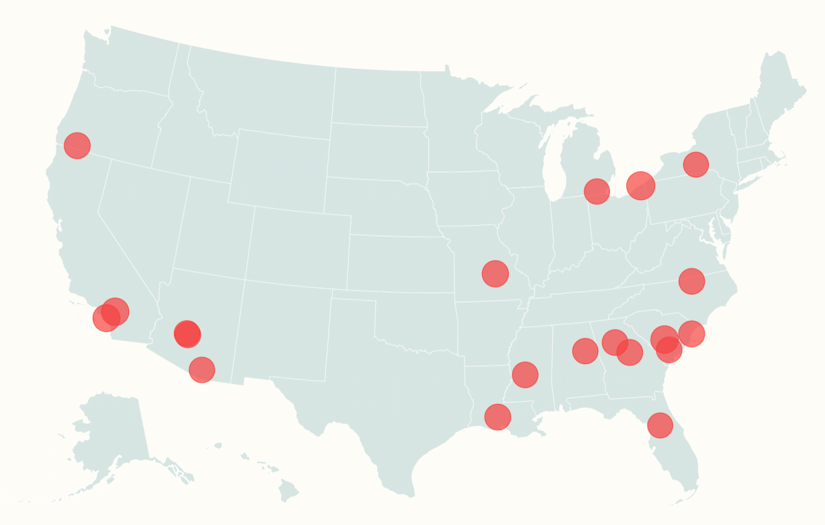 Map Reveals Cities With Worst Student Debt Across US